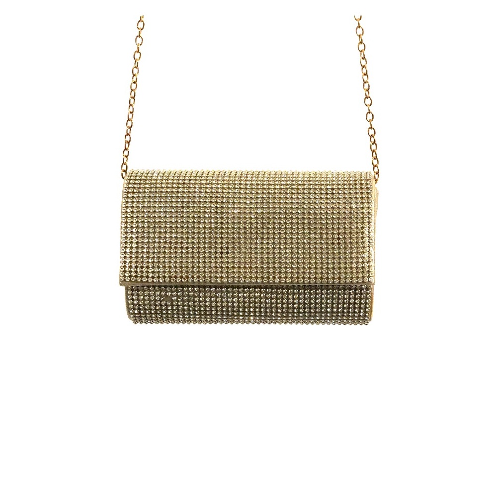 Beautiful Gold Rhinestone Clutch!